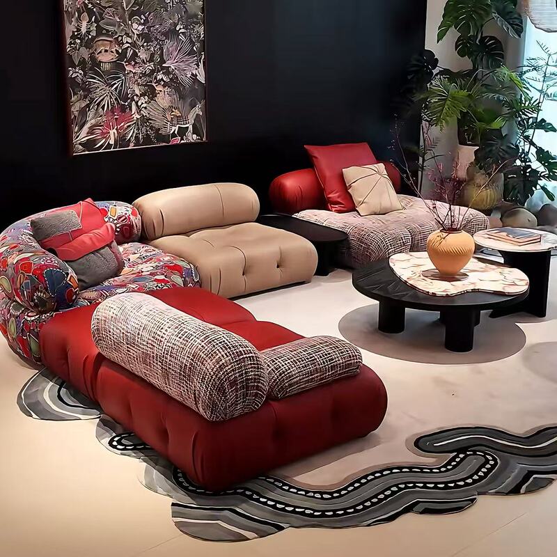 Italian Minimalist Fabric Modular Sofa for Living Room 2026 New Model Mica Sofa Modern Simple for Large and Small Apartments and Villas