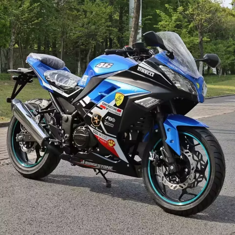 Оригинальный Kawasaki маленький Ниндзя мотоцикл национальный Sifi распыление спорт двойной цилиндр холодный транспорт Horizon заблокирован locomotive locomotive