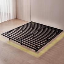Customized suspended bed 1 5 meters 1 8 meters Italian light luxury without bedside bed double iron bed apartment iron bed frame row frame
