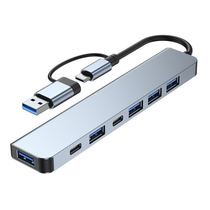 Interface usb docking station card reader transmission conversion network port power supply connection desktop hub high-speed expansion