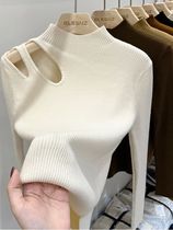 Turtleneck Knitted Women Sweater Ribbed Pullovers Autumn Win