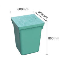 Fubang one-piece threaded well hand hole well weak current communication strong current finished hand hole well anti-theft sand manhole cover 600*60