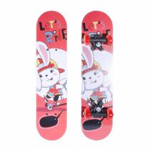 Elementary and middle school students double-cocked skateboard beginners four-wheel scooter kindergarten entry skateboard cartoon vitality board for men and women