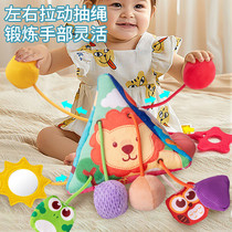 Stroller toy pendant plush pumping bed bell stroller pendant to exercise fingers to soothe baby and coax baby artifact