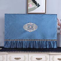 European Nordic LCD TV cover 55-inch 70-inch TV cover dust cover without taking off the TV cover when turned on