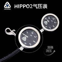 White Tip Shark AKUANA HIPPO 2 Diving Air Pressure Diving Air Pressure Gauge Deep Diving Lung Professional Single Table