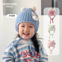 Two-ball Dragon Baby Hat Spring and Autumn Hat Princess Hat Autumn and Winter Boys and Girls Baby Hat