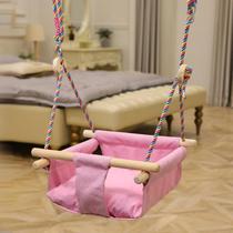 Swing childrens swing indoor and outdoor childrens hanging basket baby infant horizontal bar infant home outdoor hanging chair