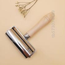Hand push leather rubber wheel edger roller wheel iron rolling rolling wheel small roller roller edge leather roller