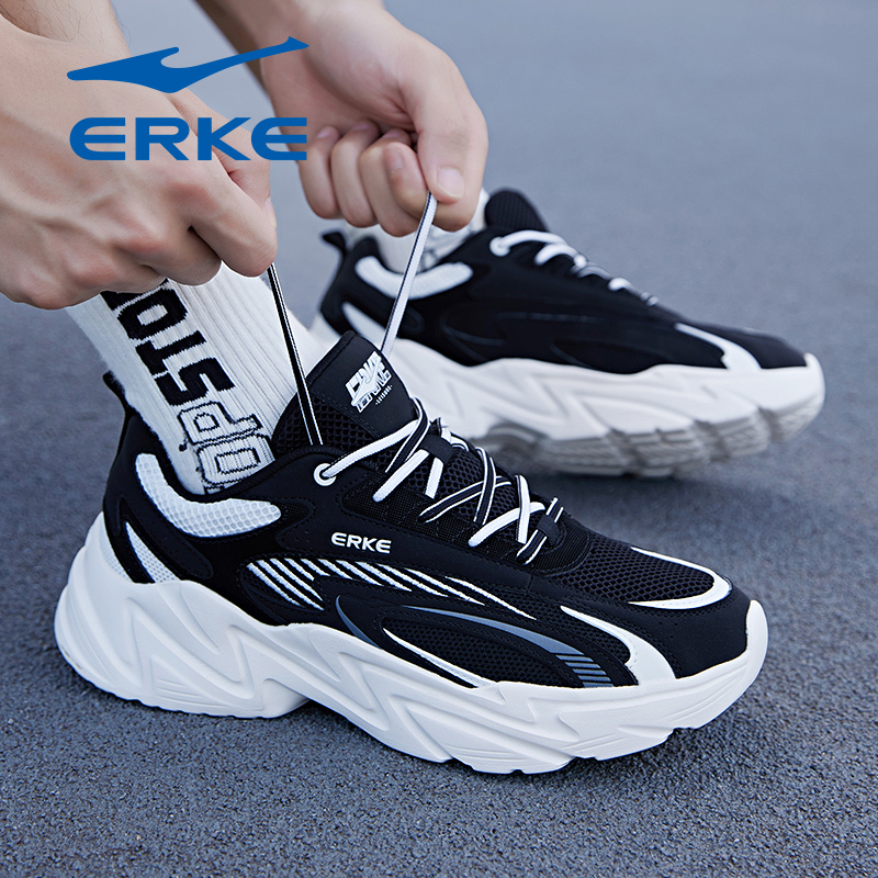 Hongxing Erke Sports Shoes Men's Shoes 2026 New Summer Model for Teenagers and Middle School Students, Mesh Breathable Thick-Soled Dad Shoes Hongxing Erke Sports Shoes Men's Shoes 2026 New Summer Model for Teenagers and Middle School Students, Mesh Breathable Thick-Soled Dad Shoes