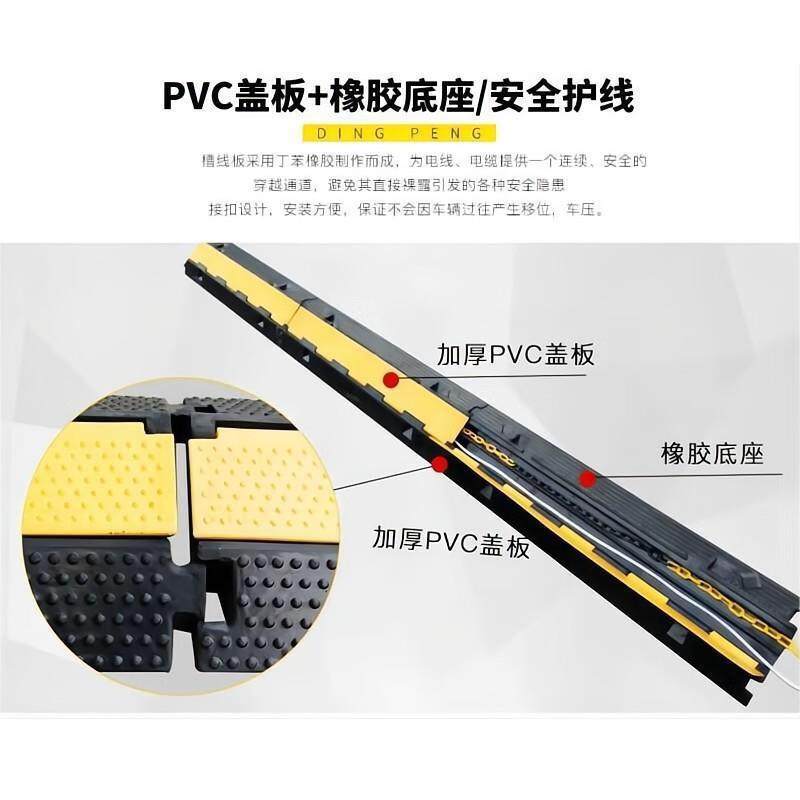 京酷线槽减速带护线板实测:PVC盖板结构冗余与机械载荷匹配分析_配线槽_淘宝数码网