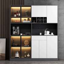 Light luxury sideboard integrated wall high cabinet kitchen storage cabinet cupboard home living room tea cabinet storage cabinet wine cabinet