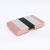 Aluminum alloy deformation joint ground single row inlaid plane deformation joint FRG building plane cover type expansion joint