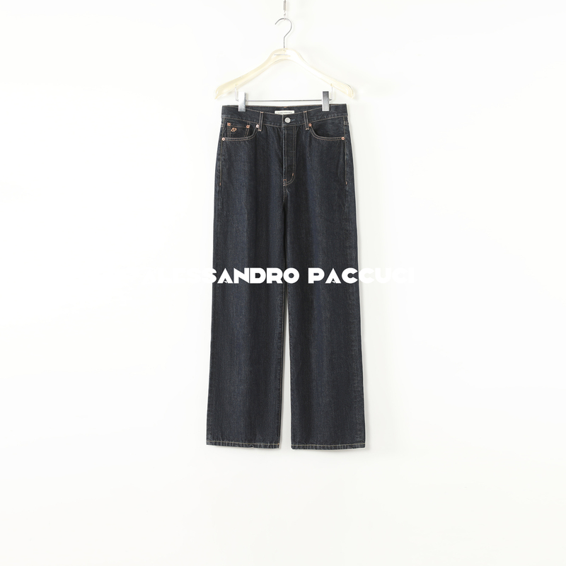 Ap Luge [Limited Edition/Eternal Dark Blue] Red Selvedge/100% Cotton Straight Leg Denim Pants 53121Nk