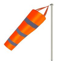 Bingyu af-1035 wind sock reflective wind direction test bag luminous wind vane outdoor wind direction detection tool