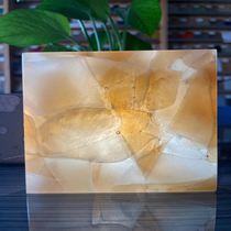 Jade glass entrance door jade environmentally friendly aesthetic exterior wall customization new design material modern molten crystal hotel