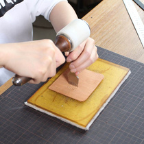 Leatherworker Laowang Finely polished diamond chopper High-end Japanese chopper Siling chopper 4mm handmade leather punching tool