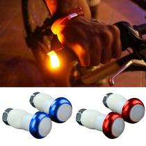 1 Pair Safety Cycling Bike Turn Signal Handle Bar End Plug L