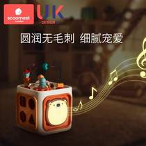 One child 28 pat 1-012 hand pat early education toy drum baby hexahedron one month old educational music baby 6 pcs