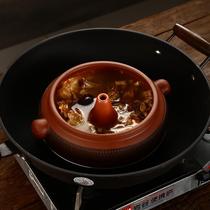 Yunnan Jianshui steam pot steam casserole steam pot chicken household commercial steam pot ceramic steamer non-purple sand night sweat chicken pot