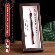 Umbilical cord baby wooden memory photo frame souvenir fetal hair full moon homemade fetal hair pen fetal hair production baby custom diy