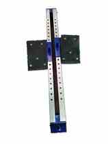 Manufacturer supplies thickened aluminum alloy starting blocks for school competitions.