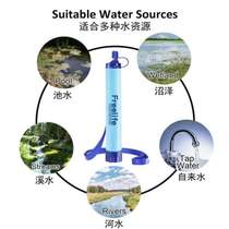 Equipped with an outdoor straw for convenient purification emergency water purifier filter life water filtration doomsday adventure outdoor direct drinking