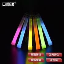 Anseret Outdoor 6 Inch Fluorescent Stick Wild Survival Night Training Emergency Equipment Coursework Signal Stick Nocturnal Stick Color 1