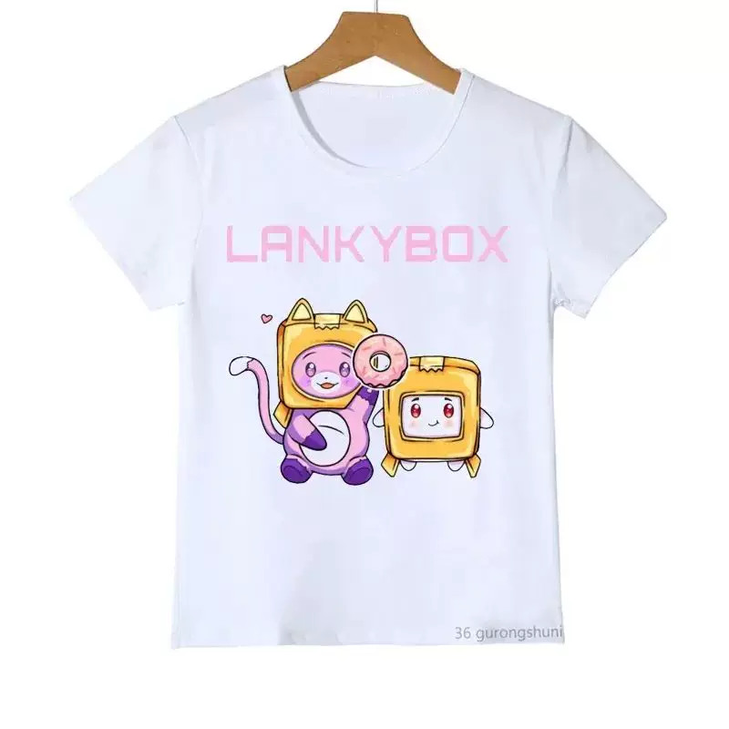 [2023 футболки для мальчиков/девочек аниме графика Lanky Box]