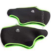 Cold-proof plus velvet warm cover short track skate skates skate shoes upper speed skating cover avenue shoe cover zipper to keep warm