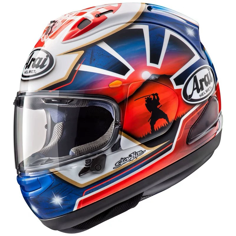 ARAI RX7X Haydn синий нож GP5 Maze оранж TT шлем подлинный