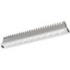 Embedded grille spotlight ceiling living room long linear graffiti downlight without main light smart dimming grille light