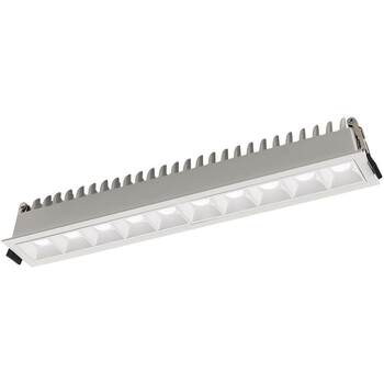 Embedded grille spotlight ceiling living room long linear graffiti downlight without main light smart dimming grille light