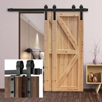 286 hardware hanging rail track slide rail single with a full set of sliding door parts single track double door heavy rail stacked pulley door track