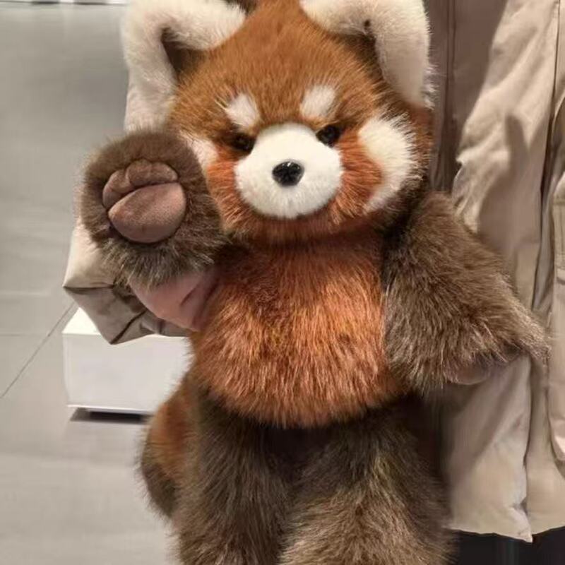 Creative Toy Doll Running Raccoon Plush Toy Cute Stuffed Animal Children's Doll Girl Best Friend Birthday Gift
