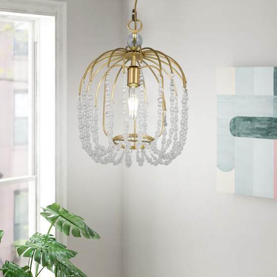 
All copper American light luxury postmodern crystal chandeliers simple creative dining table bedroom living room lamp clothing store front desk lamp