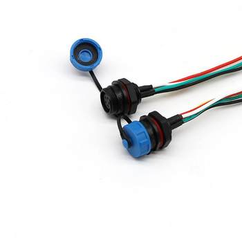 Anti-qlp water aviation plug connector wire connection smart device wiring nut connection male rear female docking aviation plug