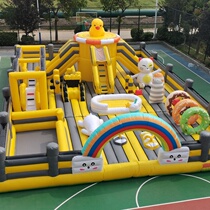 Новый детский надувной замок-новый детский замок-слайд-центр New Swing Swing Ausement Park Trampoline