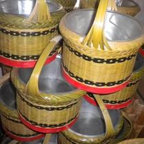 Fire Cage Bamboo Stove Woven Ware Bamboo Woven Warming Stove Winter Decoration Bamboo Weaving Handmade