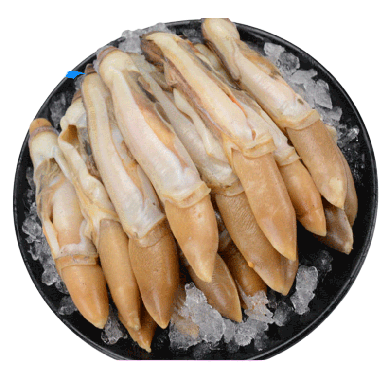 SF Seafood is big! Razor clam meat!