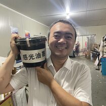 Stainless steel titanium etching photosensitive development acid and alkali resistance corrosion resistance photosensitive blue oil acid-resistant ink sign ink