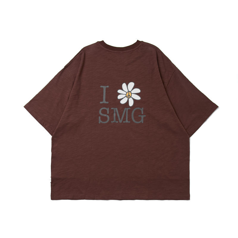 Smg Short-Sleeved Loose Cotton Summer T-Shirt