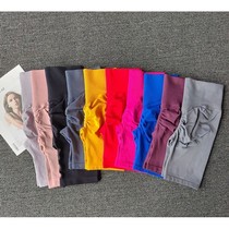 Summer Seamless Yoga Shorts High Waist Workout Shorts Women