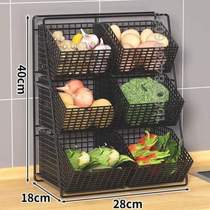Shelves multi-functional shelves kitchen tabletop vegetable racks dining table storage countertop racks for vegetables {
