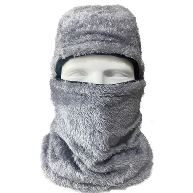Hat and scarf all-in-one men's and women's winter warm cycling mask plus velvet and thickened neck cover to prevent wind and cold and ear protection headgear