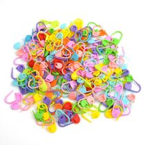 50-500pcs Mix Color Plastic Resin Small Clip Locking Stitch