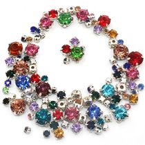 Hot Sale 100pcs bag Mix Size Glass Crystal Stones Clothing L
