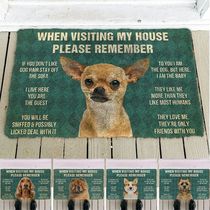 3D Animal Door Mat House Decor Carpet for Please Remember Ch