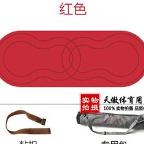 High-end oval yoga mat with customized logo pattern natural rubber non-slip mat for yoga studios dedicated for home use