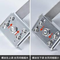 Anti-theft door hidden hinge cross-shaped 8-shaped telescopic thickened 10-degree industrial community entrance door hidden hinge